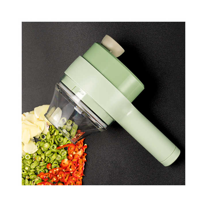 Multifunctional Hand-Held Electric Vegetable Cutter – Effortless Food Prep