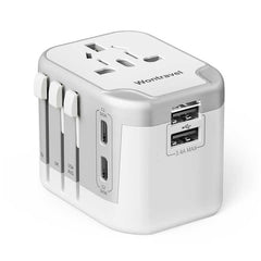 4-Port Universal USB Wall Charger – Fast Charging Adapter for Global Travel