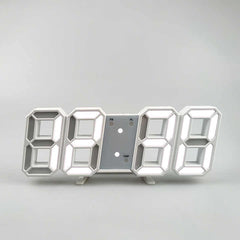 Modern 3D Digital LED Clock - A Stylish Timekeeper with Temperature & Humidity Monitoring