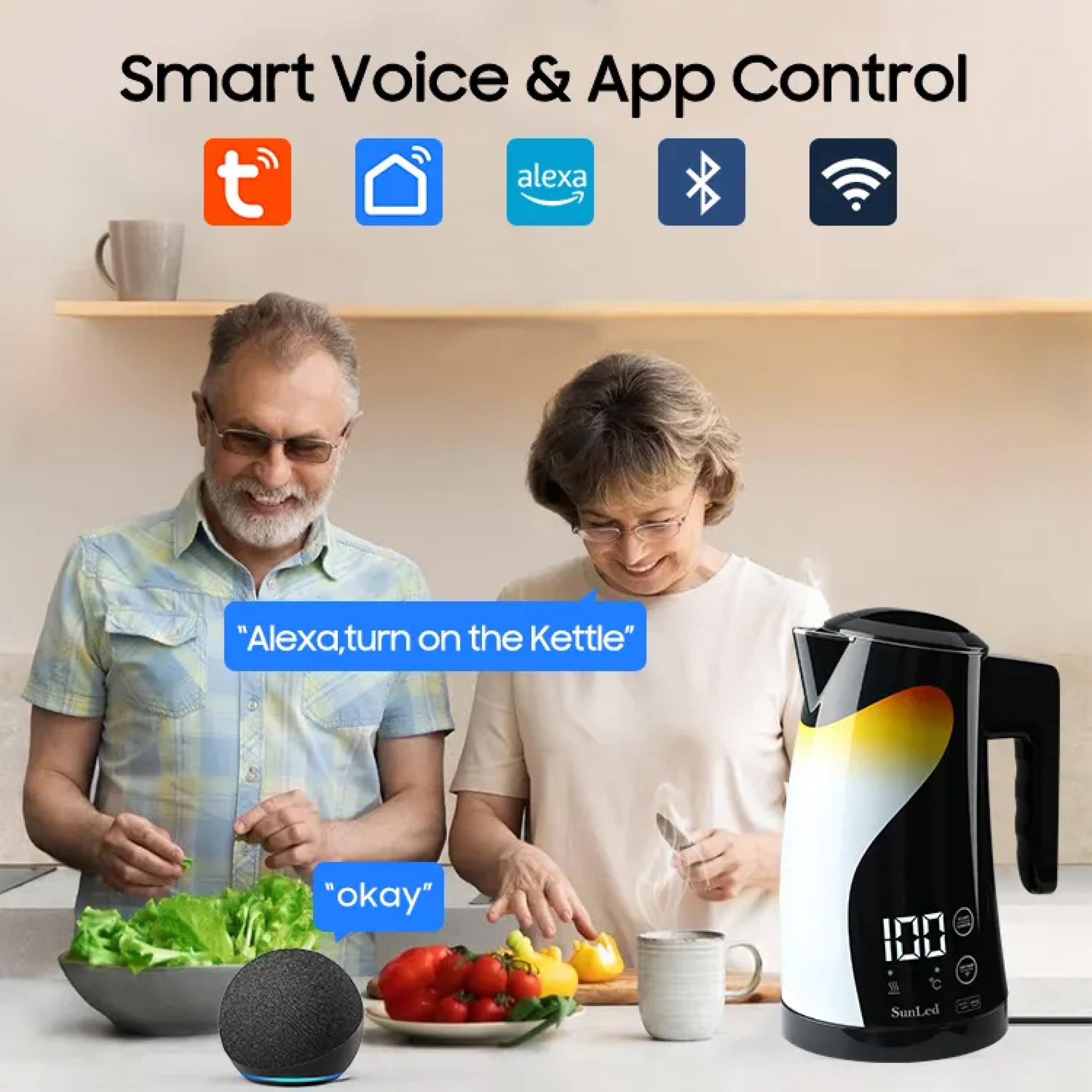 Smart Electric Kettle with Auto Shut-Off for Quick Boiling and Safe Use