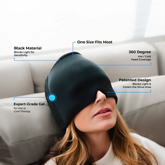 Headache Migraine Relief Cap - Sleep better throughout the night