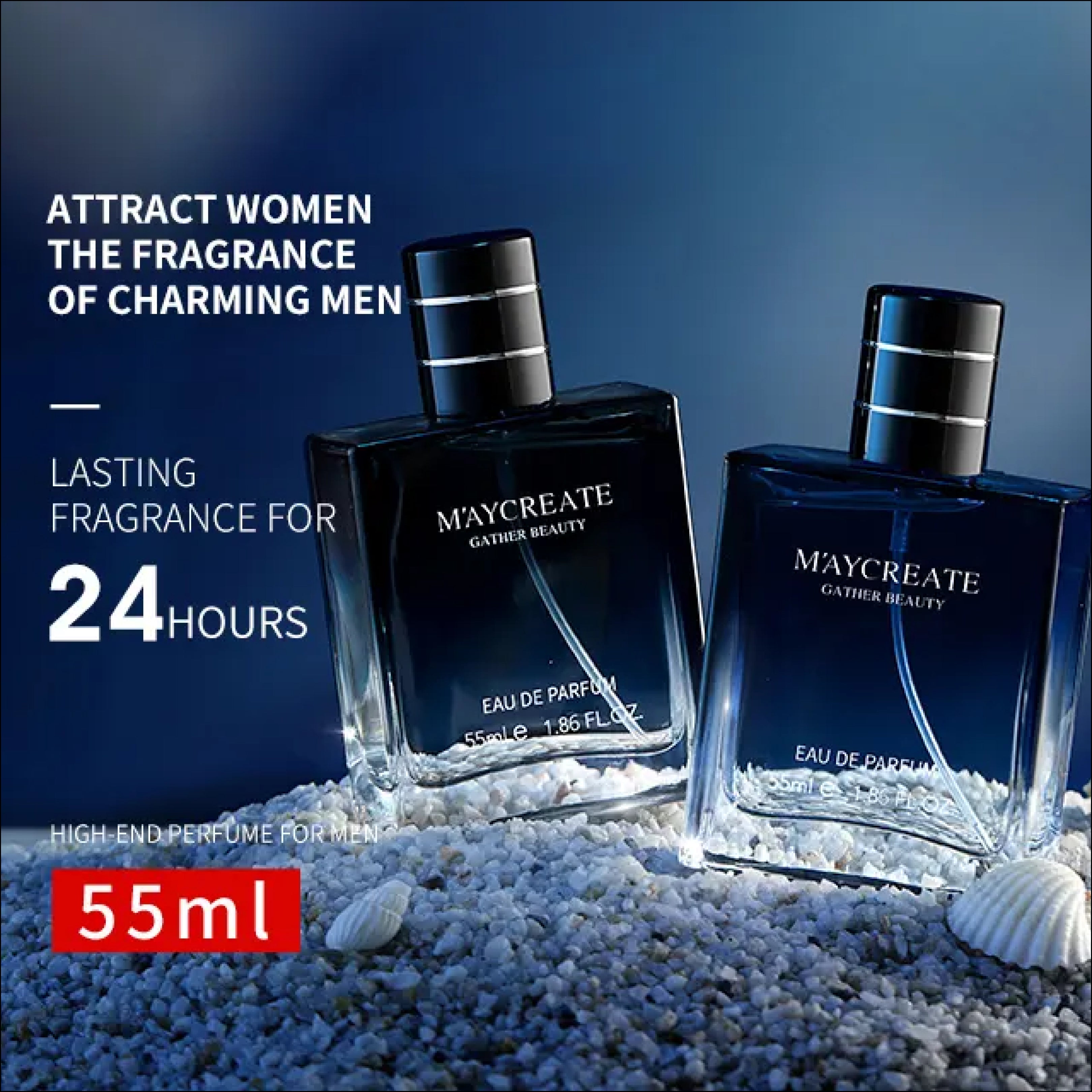 Men's Luxury Long-Lasting Perfume | Distinct Scent Profile with Woody and Spicy Notes