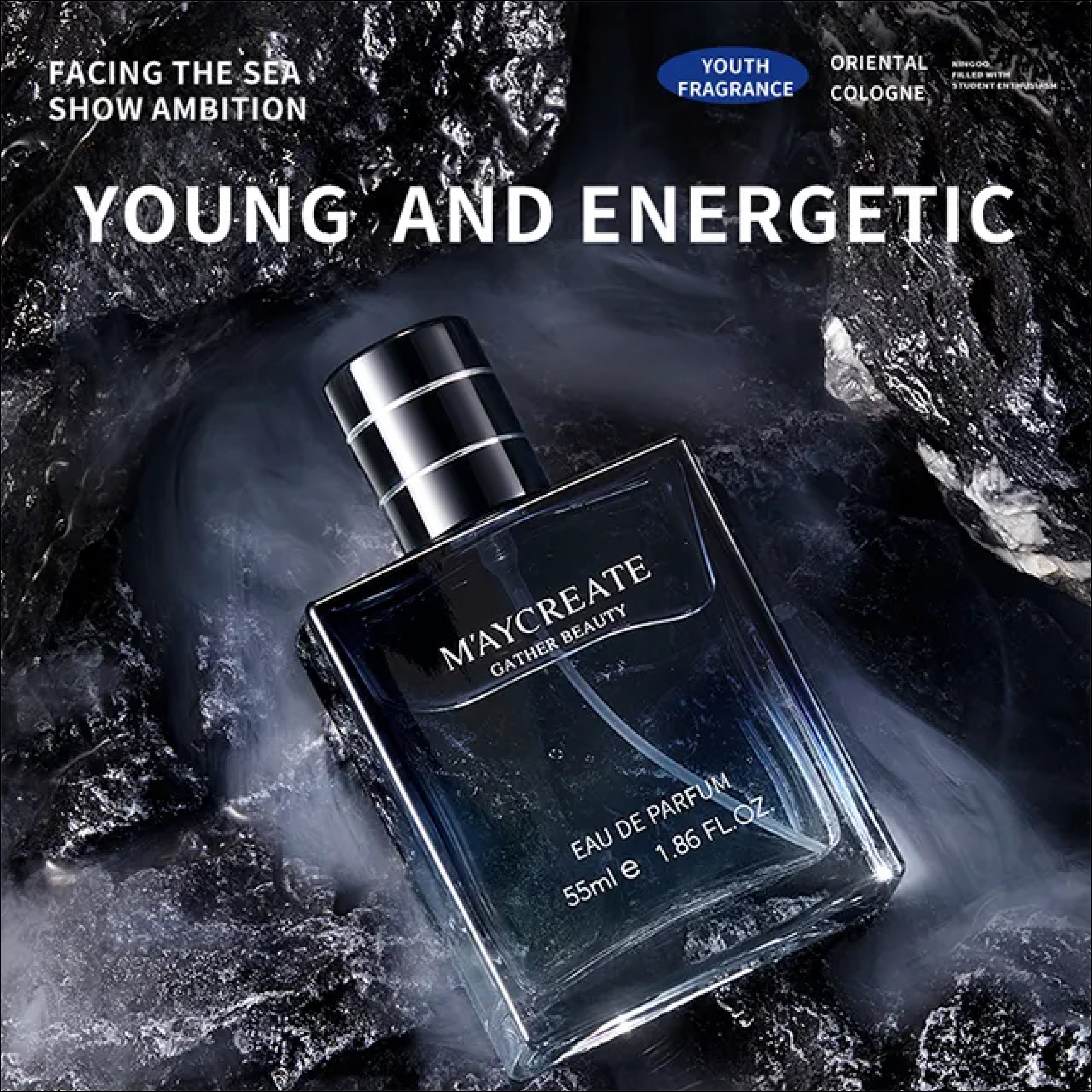 Men's Luxury Long-Lasting Perfume | Distinct Scent Profile with Woody and Spicy Notes